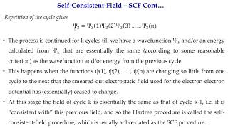 HartreeFock Approximation Lecture 10 [upl. by Ocsecnarf]