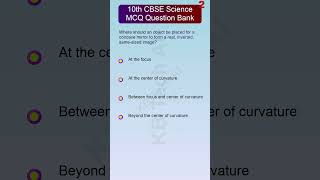 10th CBSE Science MCQ Question Bank Part 192 [upl. by Nnaxor]