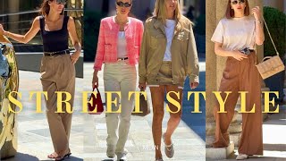 Iconic Street Style Moments from Milan•The Best Summer Outfits to Inspire You•Italian Fashion [upl. by Sorodoeht437]