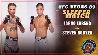 Jarno Errens vs Steven Nguyen Preview  UFC Vegas 89  Sleeper Watch [upl. by Haleehs357]