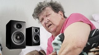 PLAYING MORE LOUD MUSIC PRANK ON SLEEPING GRANDMA [upl. by Lebasy330]