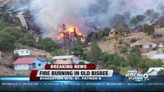 4 structures burned in Bisbee Fire [upl. by Monetta876]