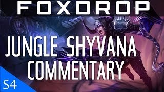 Season 4 Diamond Jungle Shyvana Gameplay Commentary  League of Legends [upl. by Kalam]