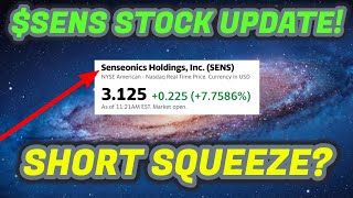 SENS STOCK UPDATE IS A SHORT SQUEEZE COMING FOR SENSEONICS [upl. by Filberto]