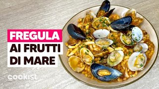 FREGULA CON I FRUTTI DI MARE la ricetta dello chef per un primo SAPORITO E FACILE 😋 [upl. by Fleeta]