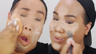 FULL COVERAGE FOUNDATION ROUTINE  PatrickStarrr [upl. by Alolomo344]