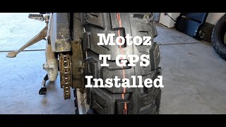 Motoz Tractionator GPS installed Aprilia Tuareg 660 [upl. by Renee788]