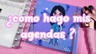 Como hago mis Agendas  Encuadernación [upl. by Kyl]