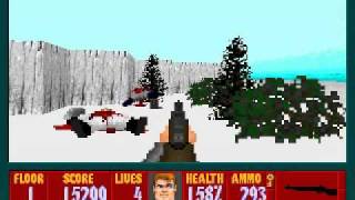 Wolfenstein 3D  Project Toten Eisen Ritter  Level 1 [upl. by Trudie]