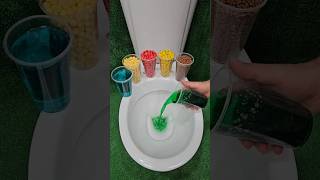 ASMR Various Candy Colors Rainbow Candy in Toilet asmr candy shortsviral [upl. by Eanyl808]