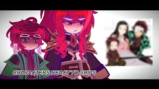 ✎❝My favorite characters react to ships  cursed ones❞ [upl. by Aohk715]