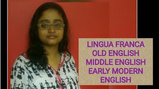 THE HISTORY OF ENGLISH LANGUAGE 1  IN HINDI  OLDMIDDLE amp EARLY MODERN ENGLISH [upl. by Aivato]