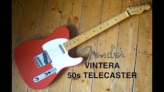 FENDER VINTERA 50s TELECASTER [upl. by Emmet841]