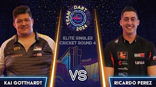 Kai Gotthardt vs Ricardo Perez  Cricket Elite Round 4  NDA Team Dart [upl. by Balfore]