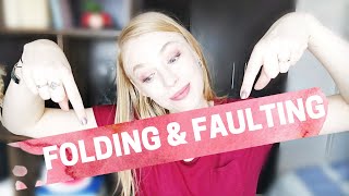 FOLDING amp FAULTING  detailed explanation of folding and faulting [upl. by Marys993]