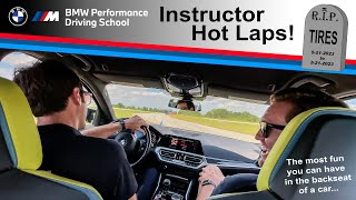 Instructor Hot Laps at the BMW Performance Center in a G80 BMW M3 RIP Tires [upl. by Sonny879]