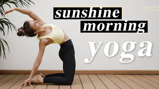 Yoga Morgenroutine für Anfänger  Kraft amp Energie für den Tag  klar und wach in 15 Minuten [upl. by Amzu]