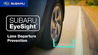 Subaru EyeSight  Lane Departure Prevention 2023 [upl. by Ordnas]