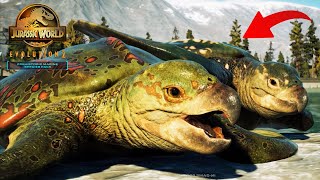 ARCHELON HUNT amp SOCIAL ANIMATION  Jurassic World Evolution 2 DLC News [upl. by Reldnahc]