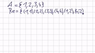 Mathematik für Informatik Studenten 24  Mengenlehre  Äquivalenzrelation [upl. by Veneaux]