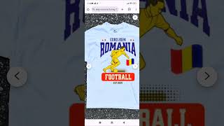 Tricou suporteri Echipa nationala de fotbal a Romaniei [upl. by Esimorp]