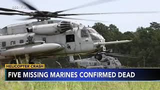 5 missing Marines confirmed dead following helicopter crash [upl. by Aiceila501]