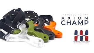 Introducing the Axiom Champ Slingshot  The smallest OTT TTF EDC Slingshot yet from SimpleShot [upl. by Aerdnas140]