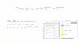 Tutorial PriMus – Esportazione in RTF e PDF  ACCA Software [upl. by Annawal]