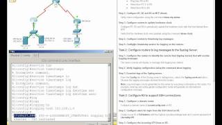 SSH syslog and NTP configuration on Cisco router in Packet Tracer [upl. by Alfeus]