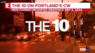 KRCW  The 10 on Portlands CW  New Format amp Modified Graphics Open September 3 2024 [upl. by Dey]