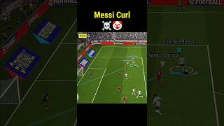 Messi Advance Curl ☠️ in efootball 2025 efootball eFootball2025 eFootball2024 shorts pes [upl. by Elayne]