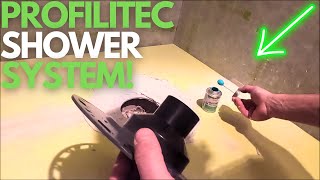 NEW PROFILITEC Shower System  Shower Build Part 1 [upl. by Casady]