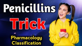 Trick for Penicillins Pharmacology  Antimicrobial Drugs pharmacology  Mnemonics of Antibiotics [upl. by Eirene]