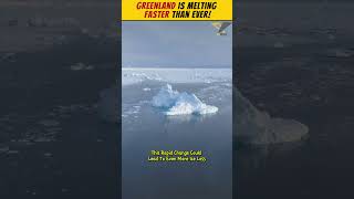 Greenland is Melting Faster Than Ever greenland globalwarming melting dkmedia viralnews [upl. by Nylidnam]