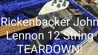 Rickenbacker John Lennon 12 String TEARDOWN and Reassembly [upl. by Roderigo]