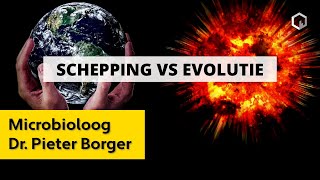 Schepping vs Evolutie Een gesprek met microbioloog Dr Pieter Borger [upl. by Aicilram420]