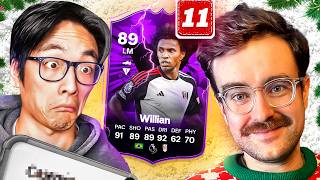 FC24 Squad Builder Showdown Advent UPGRADED WILLIAN Day 11 vs James [upl. by Iasi]