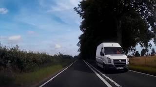 Drive A93 Road From Perth To Blairgowrie Perthshire Scotland [upl. by Nevet]