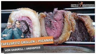 ❗Tafelspitz grillen❗ Picanha vom Gasgrill mit Drehspieß [upl. by Enael]