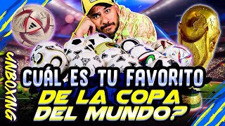 Colección mini balones del mundial desde México 1970 hasta Qatar 2022 Unboxing [upl. by Akeyla]