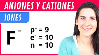 Iones Aniones y Cationes ⚛️ Calcular Protones Neutrones y Electrones de un Ion [upl. by Neelahs487]