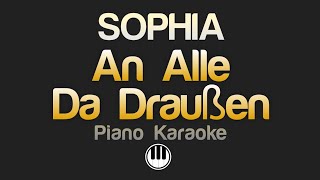 SOPHIA  An alle da draußen Karaoke [upl. by Vin]