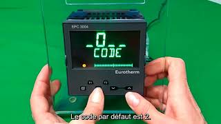 Régulateur programmable EPC3000  Sélectionner lautoréglage [upl. by Ardnayek483]