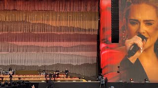 Adele “I Drink Wine” LIVE at BST Hyde Park London 7122 [upl. by Irej]