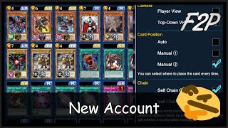 Do these things IMMEDIATELY F2P New Account Playthrough 1 YuGiOh Duel Links [upl. by Yral405]