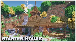 Minecraft 116 Starter House Tutorial How to Build [upl. by Jaymee]