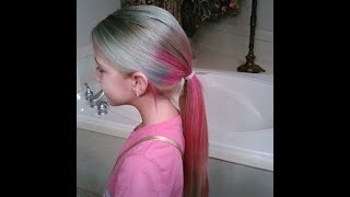 MULTI COLORED HAIR 🎨 TUTORIAL [upl. by Ailedroc57]