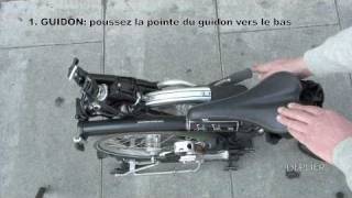 déplier un Brompton  how to unfold a Brompton [upl. by Myca]