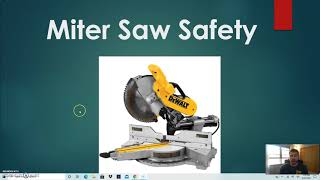 Miter Saw Safety Lesson [upl. by Mccallion232]