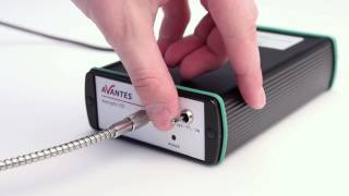 How to do a fluorescence measurement using an Avantes spectrometer [upl. by Carhart]